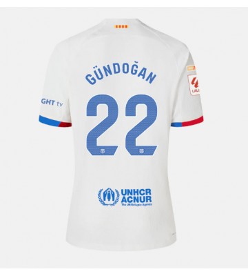 Barcelona Ilkay Gundogan #22 Replica Away Stadium Shirt 2023-24 Short Sleeve